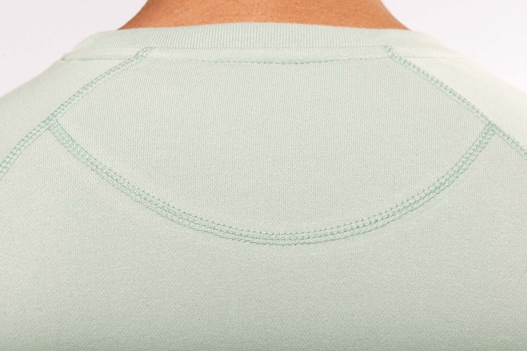 Sweat-shirt BIO col rond manches raglan femme 80% coton biologique / 20%  polyester certifié OCS Blen ~~ Mob Rejane