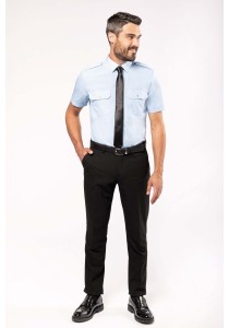 Chemise pilote manches courtes homme